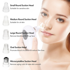 Portable Face Deep Pore Cleaner Vacuum Blackhead Remover