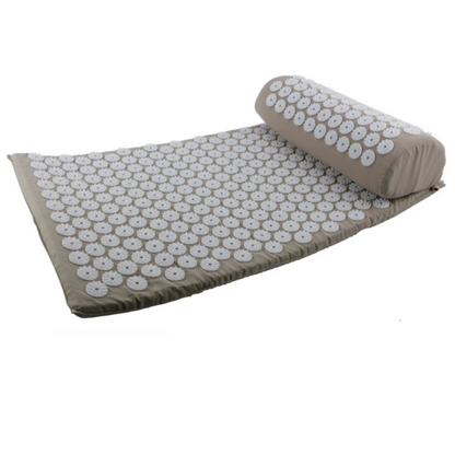 Yoga Massage Mat Acupressure Relieve Stress Back Cushion Massage Yoga Mat Back Pain Relief Needle Pad With Pillow