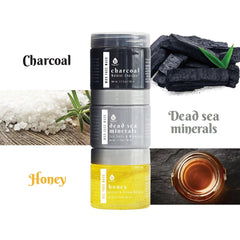3 Pack Facial Therapy Mud Face Mask with Mask Applicator