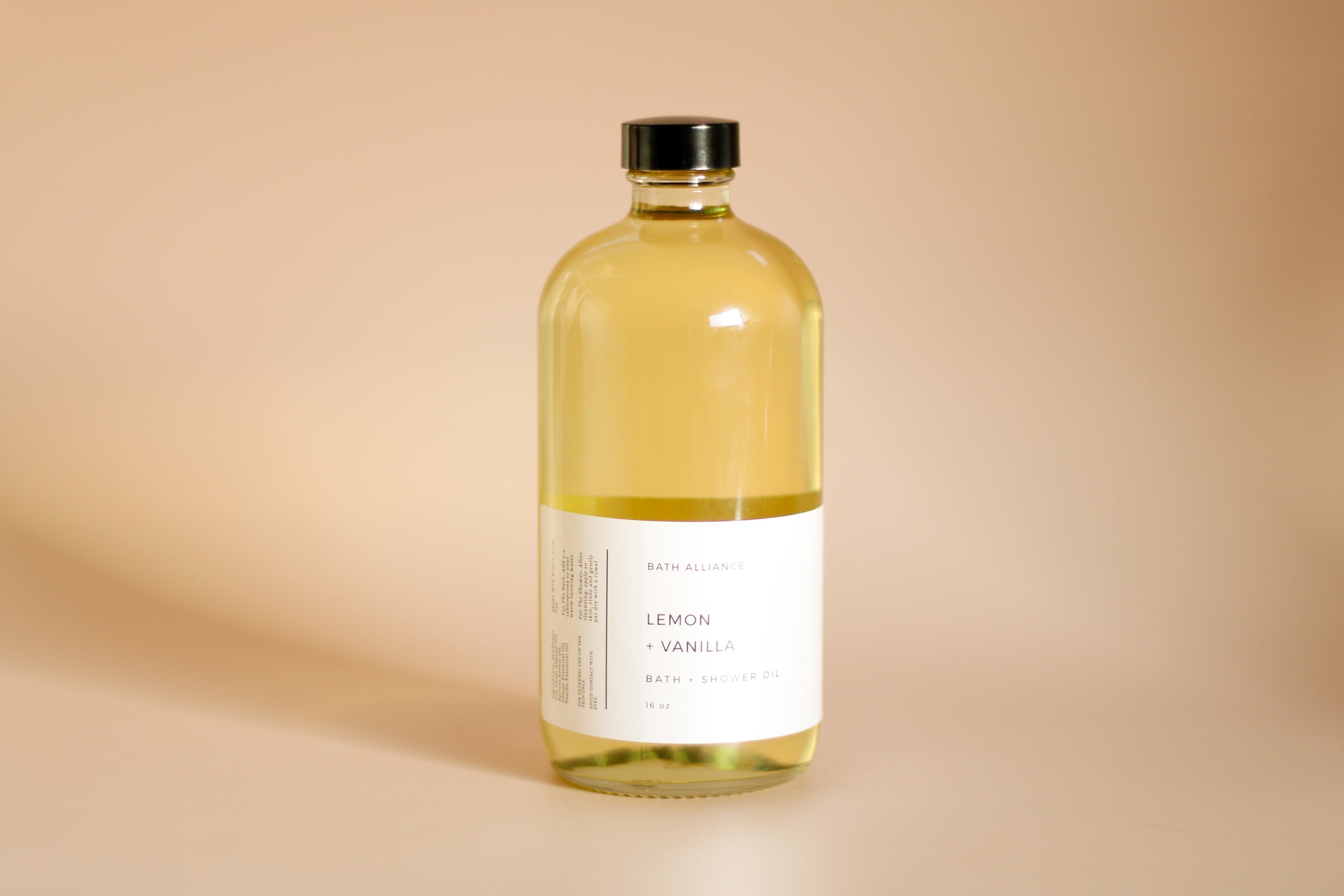LEMON + VANILLA BATH + SHOWER OIL
