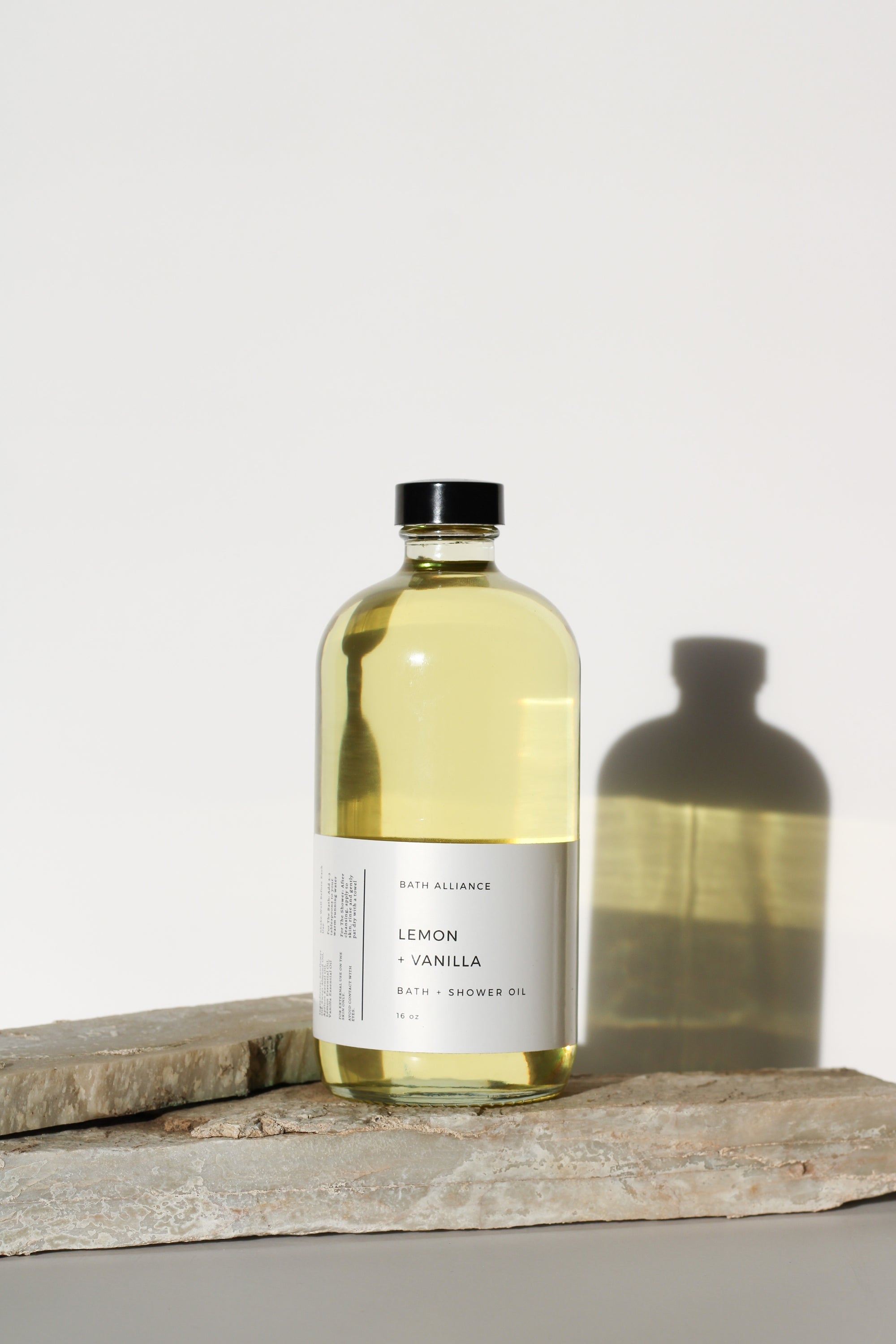 LEMON + VANILLA BATH + SHOWER OIL