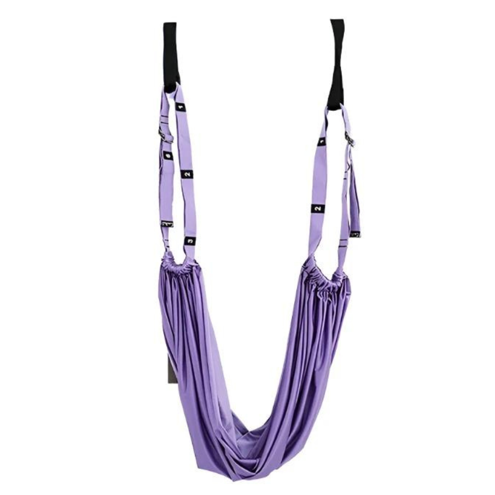 Adjustable Aerial Yoga Strap; Hammock Swing Stretching Strap; Anti-Gravity Inversion Pilates Hammock Belts For Gym Flexibility