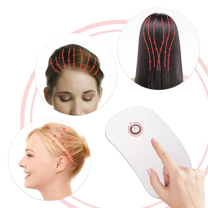 Portable Beauty Tool Scalp Comb, Electric Massage Comb, Body Relaxing High-Frequency Vibration Head Massager