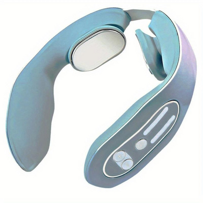 Neck Acupoint Lymphatic Massager, Electric Pulse Neck Massager, Intelligent Heated Neck Massager, Reducing Fat And Wrinkles, Promoting Blood Pressure Circulation, And Soothing Muscles