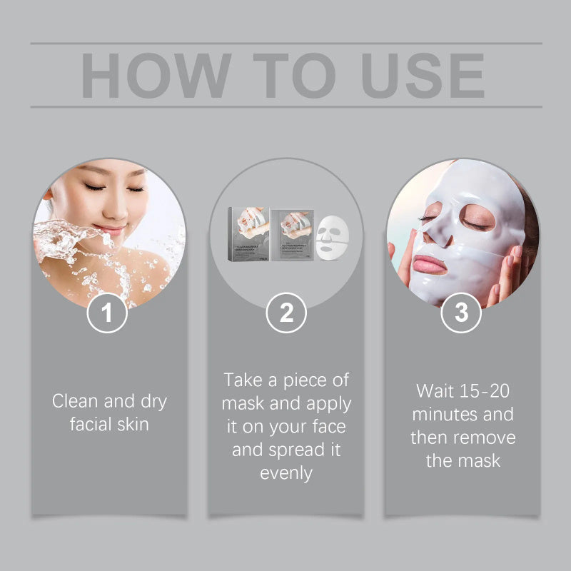 Bio Collagen True Deep Mask, Collagen Mask Overnight, Facial Care