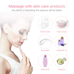 Portable Crystal Double Head Roller Massager