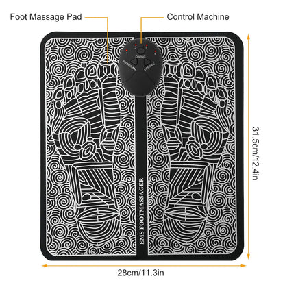 EMS Foot Massage Pad: Leg Muscle Pain Relief