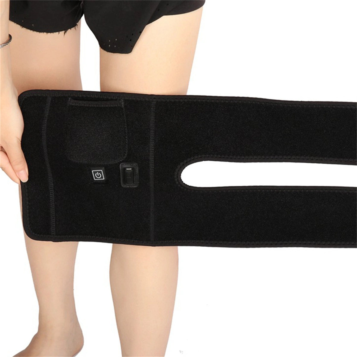 Heated Knee Brace: Rechargeable Support