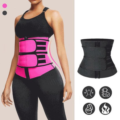 Modeling strap Neoprene Sauna Waist Trainer Corset Sweat Belt for Women Weight Loss Compression Trimmer Tummy Control Strap