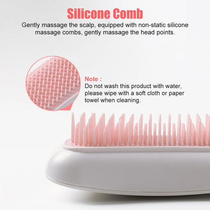 Portable Beauty Tool Scalp Comb, Electric Massage Comb, Body Relaxing High-Frequency Vibration Head Massager