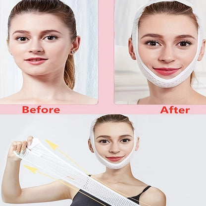 V-Line Face Lift Up Belt: Get a Youthful Look Instantly with this Double Chin Reducer!