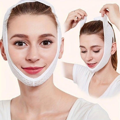 V-Line Face Lift Up Belt: Get a Youthful Look Instantly with this Double Chin Reducer!