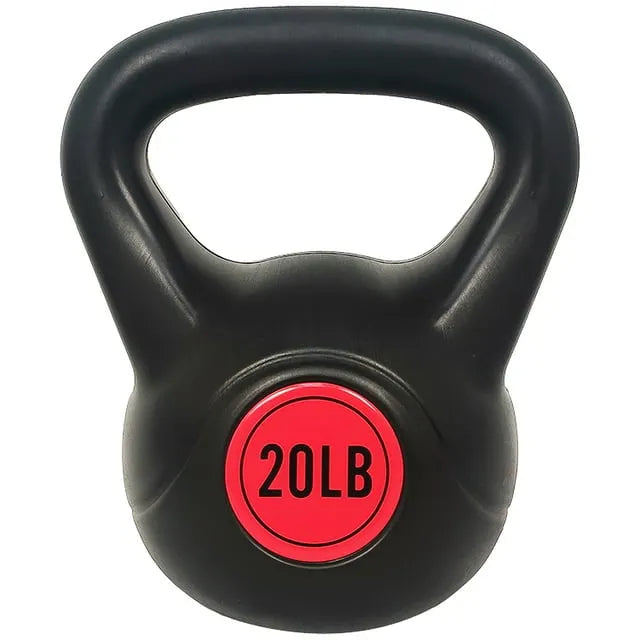 Wide Grip Kettlebell Exercise Fitness Weight Set, 3-Pieces