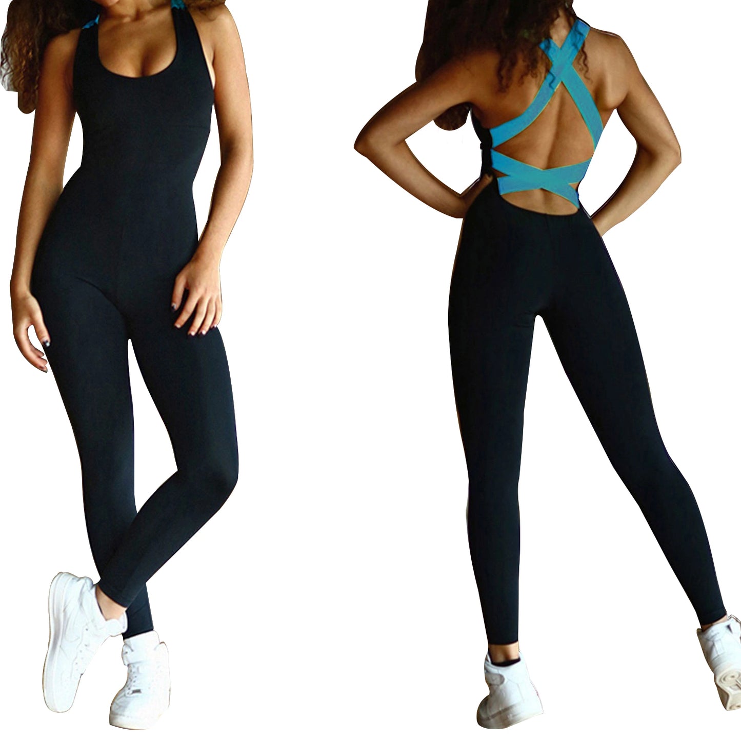 Women Sports YOGA Workout Gym Fitness Jumpsuit