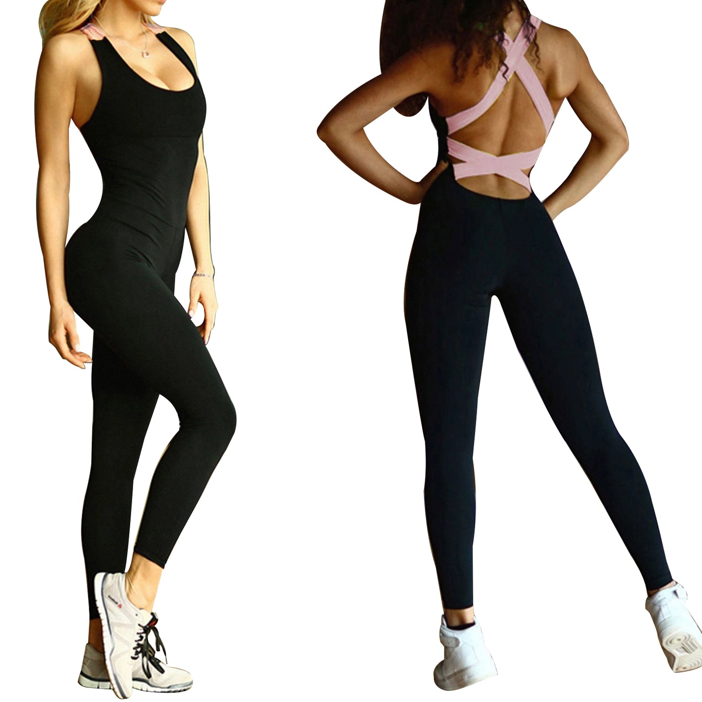 Women Sports YOGA Workout Gym Fitness Jumpsuit