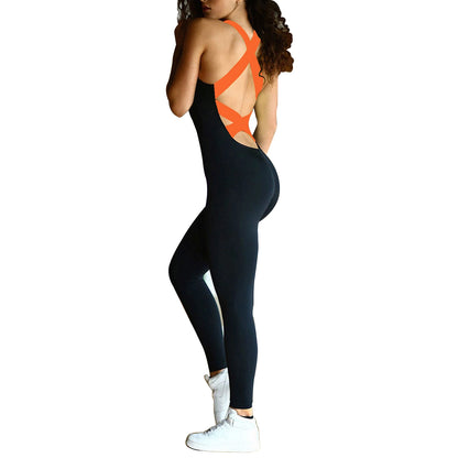 Women Sports YOGA Workout Gym Fitness Jumpsuit